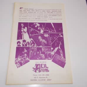 Heil Sound Mr Bob Heil  gear  70's Catalog  1972 / before the Talkbox..Mellotron - Phase Linear -JBL image 4