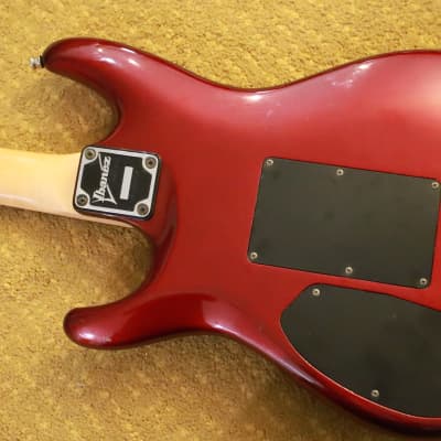 Ibanez 540R Radius HSS 90s - Ruby Red Aged Worn Satriani | Reverb