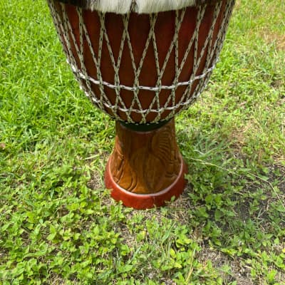 11 inch Hand Carved Senegalese Djembe image 3