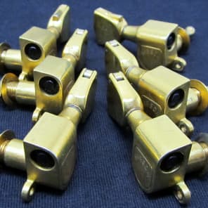 Used Vintage Gibson Speedwinder Tuning Machines Gold VGC Free Shipping image 12