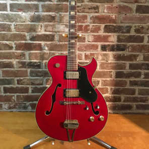 60's "Crown" MIJ Archtop Electric Guitar  owned by Chris Funk of The Decemberists image 1