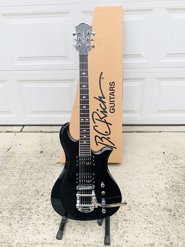 BC Rich Pro X Custom Eagle 2015 Black w/ Bigsby Reverb