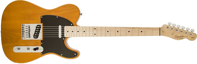 Squier Affinity Series Telecaster, Maple Fingerboard, Butterscotch Blonde 310203550 image 1