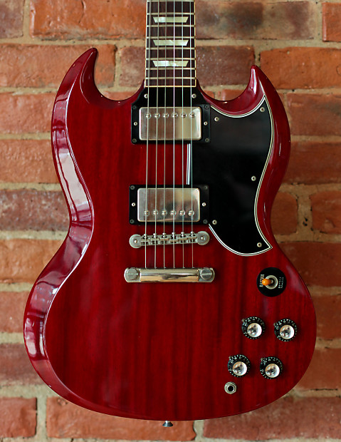 1989 Greco Mint Collection SS63-60 SG Electric Guitar, Open