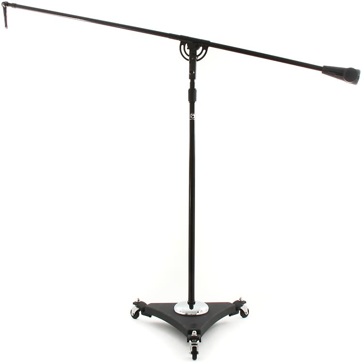 AtlasIED SB36WE Studio Boom Microphone Stand with Wheels - Ebony image 1