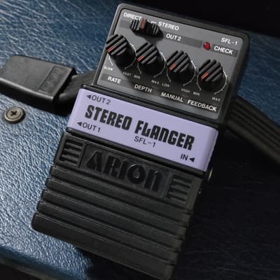 Arion SFL-1 Stereo Flanger 1980s w/ Original Box MIJ Made in Japan Vintage Guitar Bass Effects Pedal image 2