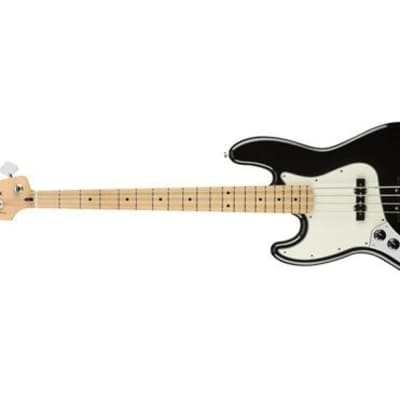 Fender Player Jazz Bass Left-Handed Bass Guitar (Black, Maple Fingerboard) (Used/Mint)(New) image 1