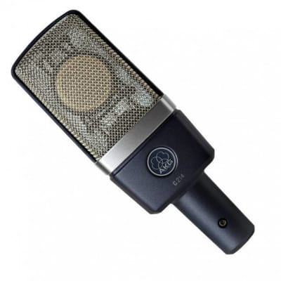 【極美品】AKG C214 + AKG PF80 C214 | プロフェッショナル 大型ダイアフラム コンデンサー