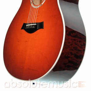 Taylor 618E Acoustic Guitar, Desert Sunburst, Big Leaf Maple Back And Sides image 7