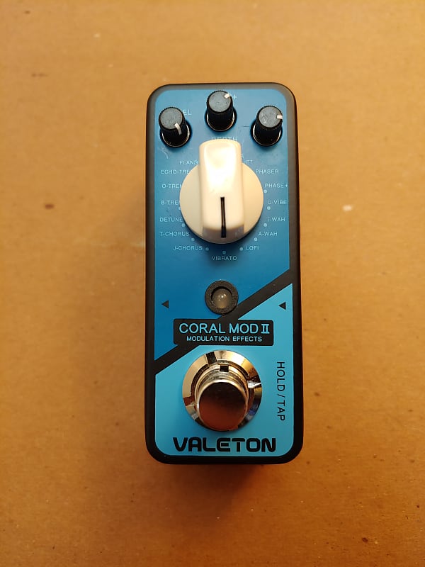 Valeton Coral Mod II Modulation Effects Chorus Flanger Mini Guitar Effects  Pedal Multi MODii