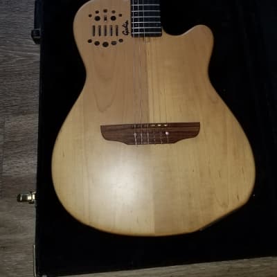Godin ACS-SA Slim Natural 1998 Natural With Midi Acoustic Electric Guitar With Hard Case Made In Canada image 2