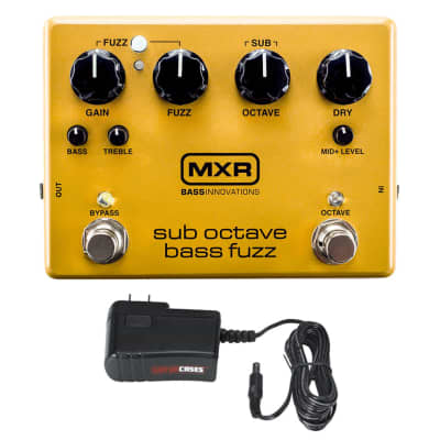 MXR M287 Sub Octave Bass Fuzz + Gator 9V Power Supply Combo for sale
