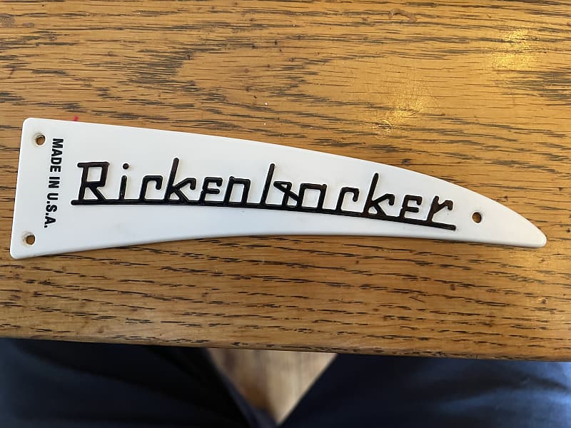 Rickenbacker 4003 truss rod cover/nameplate MINT! Reverb