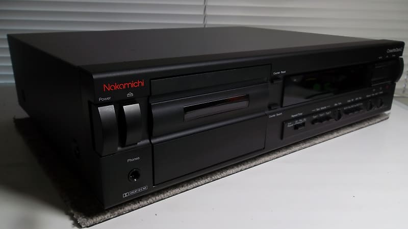 1990 Nakamichi Stereo Cassette Deck 2 Recorder 1-Owner Serviced