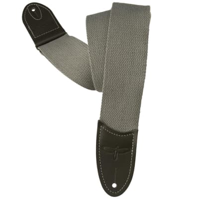 Paul Reed Smith PRS 2" Cotton Weave Guitar Strap Grey image 1