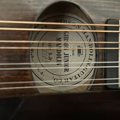 Gibson Style A Jr Mandolin Snakehead 1925 - Brown Stain image 14