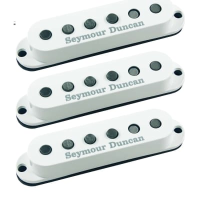 Seymour Duncan Custom Staggered Strat White Set SSL-5 Calibrated Single Coil Guitar Pickup Set