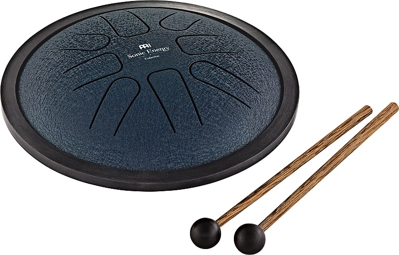 Meinl Sonic Energy Small Steel Tongue Drum, G Minor, Navy Blue image 1