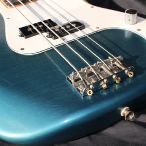 Squier Fender P Ocean Turquoise Metallic Nitro checking E Series Made in Japan image 2