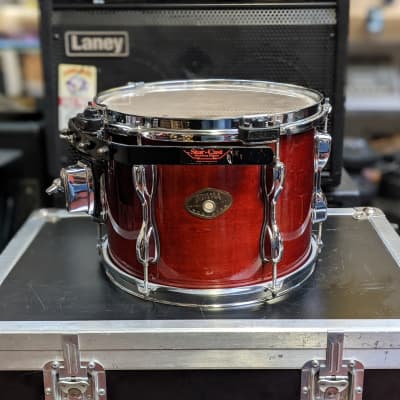 Tama Taiwan Rockstar Custom Reddish/Brown Lacquer 9 x 12" Tom - Looks Very Good - Sounds Excellent! image 1