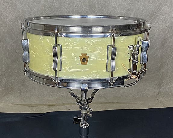 Ludwig 1950s WFL wmp 14 x 5 African Mahogany snare | Reverb Australia