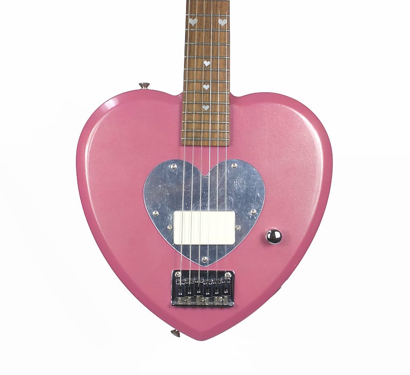 Daisy Rock  Debutante Heartbreaker Short Scale  Pink Electric Guitar image 1
