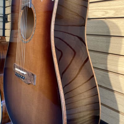 Teton DREADNOUGHT GUITAR, SOLID SPRUCE TOP, GLOSS FM HONEYBU (STS130FMGHB ) 2023 - SOLID SPRUCE TOP, GLOSS FM HONEYBU image 4