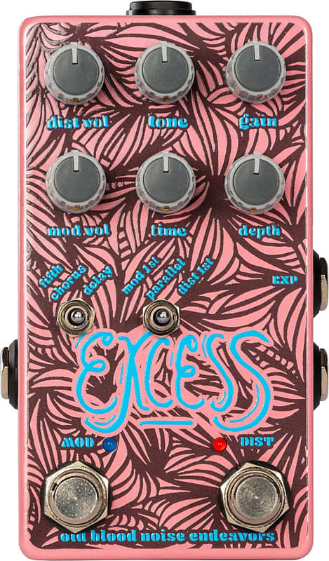 Old Blood Noise Excess V2 Chorus/Distortion/Delay Pedal image 1
