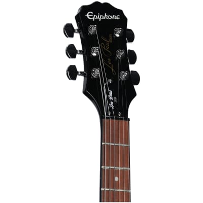 Epiphone Les Paul 100 Electric Guitar, Ebony image 7