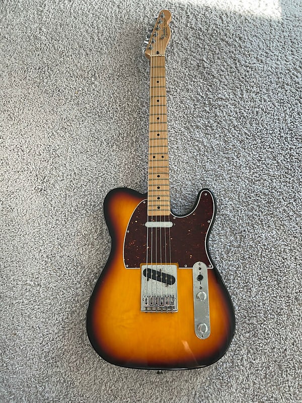 Fender Standard Telecaster 1998 Vintage 2-Tone Sunburst MIM Maple Neck Guitar image 1