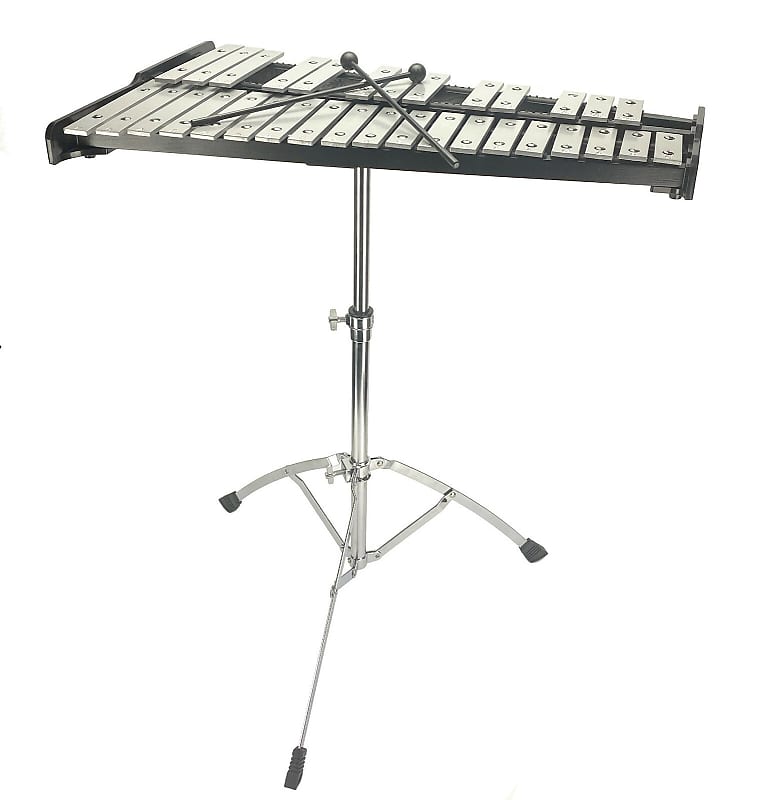 Zenison 32 Key XYLOPHONE 2.5 Octave GLOCKENSPIEL with STAND Gig BAG and Mallets image 1