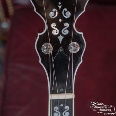 Deering Calico "Ox Blood" 5-String Banjo #AE35D image 4