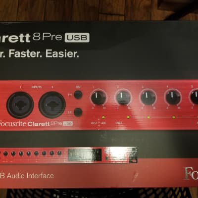 Focusrite Clarett 8Pre USB Audio Interface | Reverb