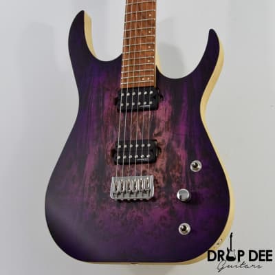 Skervesen Mirage 6 Electric Guitar w/ Case (1410)-Purple Burst image 4