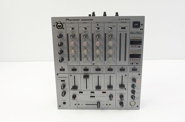 Pioneer DJM-600 ミキサー シルバー Pioneer DJM-600 Silver Professional DJ Mixer 4-Channel 4ch