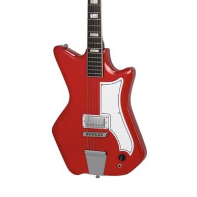 Eastwood Airline Jetsons Junior Series Basswood Body Bolt-on Maple Neck 6-String Electric Guitar image 6