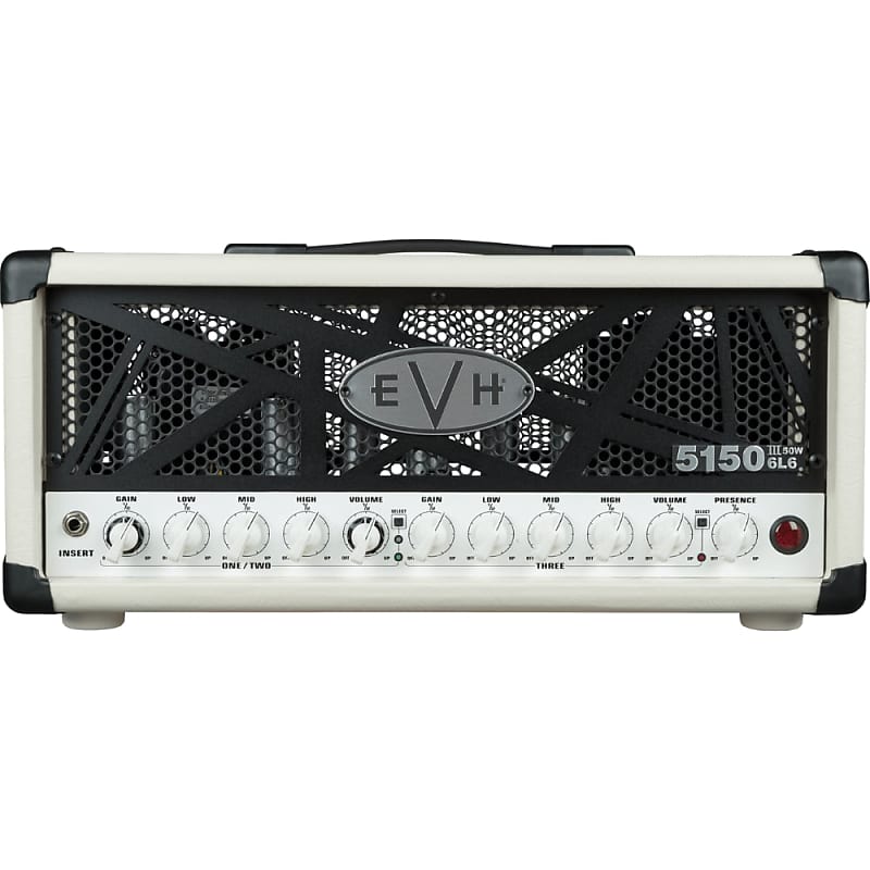 Mint EVH 5150 III 50-Watt Tube Head, Ivory, 2253010410 | Reverb