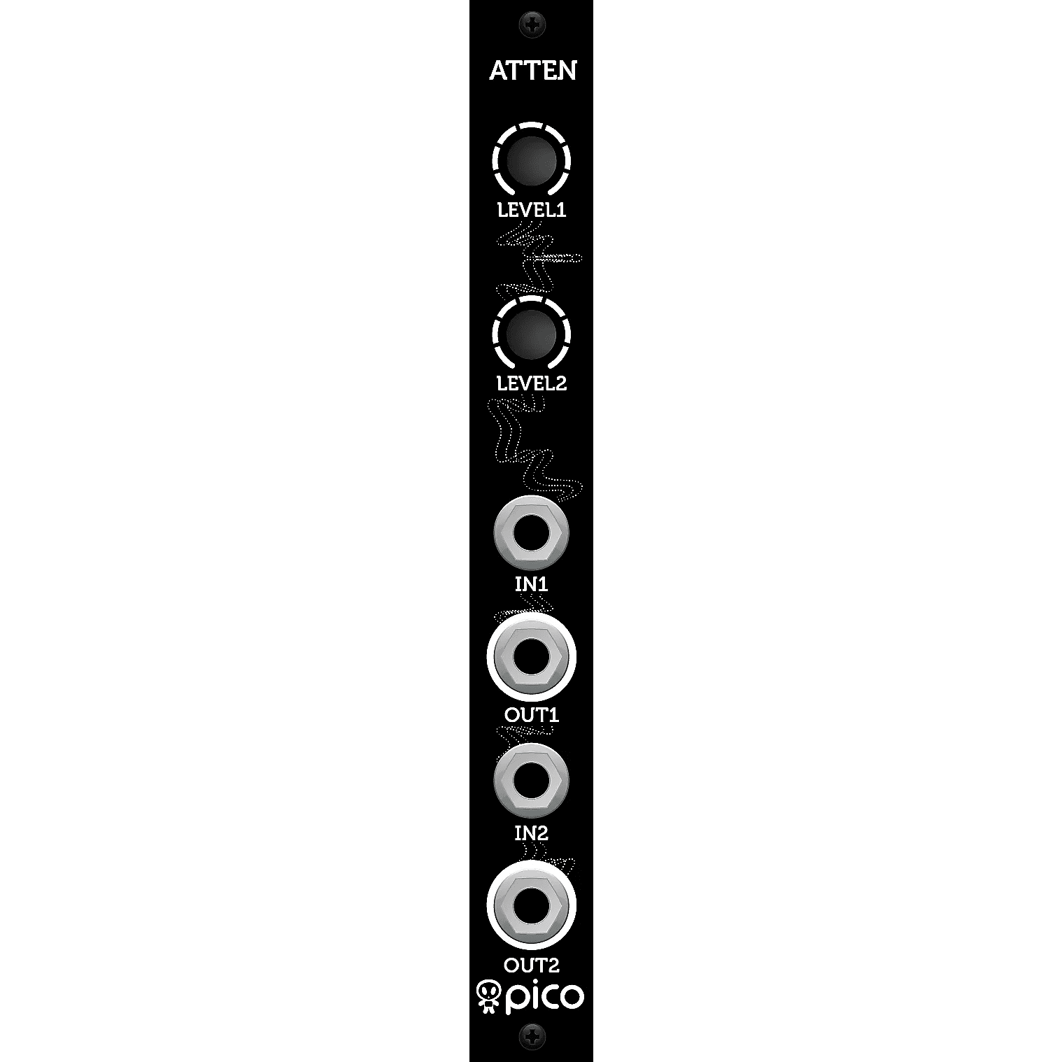 Erica Synths Pico Atten Dual Attenuator Reverb