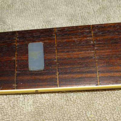 Vintage Teisco Custom Ordered Fretless Jazz Bass Copy 1976 Brazilian Rosewood Fingerboard Long Scale Black Rare 1 of a Kind? image 7