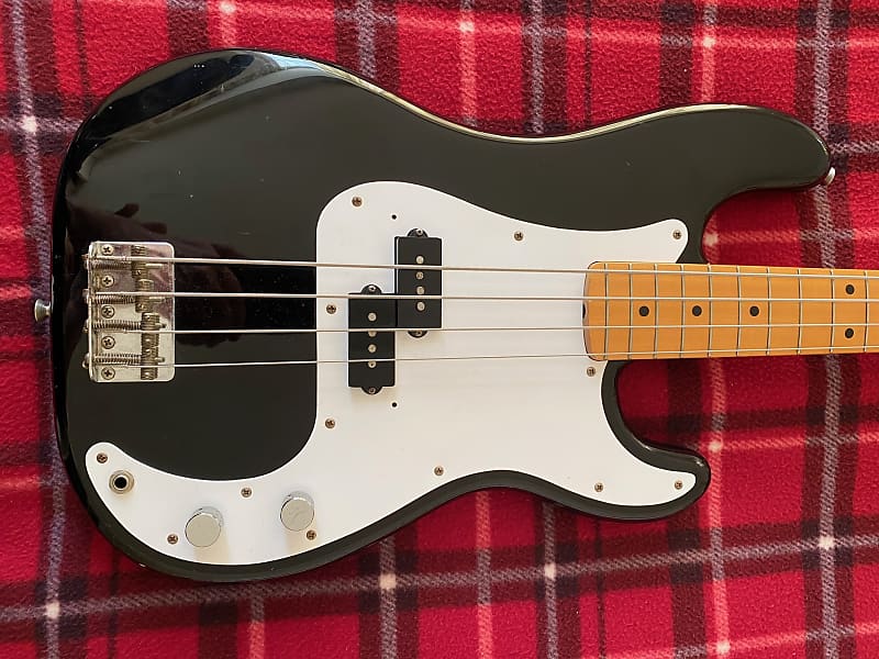Squier JV Precision Bass Fender Japan 1983 Black