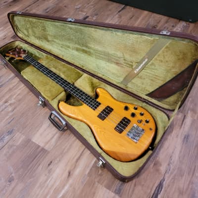 1985 Ibanez Musician MC924 DS Vintage Neck Through Bass Guitar Dark Stain  w/ Hangtag, Japan | Reverb