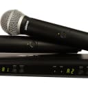 Shure BLX288/PG58-H10 BLX Series Dual-Channel Wireless Mic System with 2 PG58 Handhelds, H10 Band (5