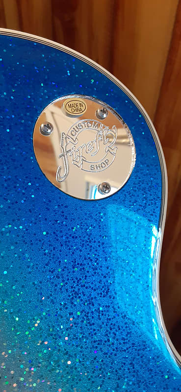 FireFly Ace Frehley Tribute Les Paul Metallic Sparkle Blue 6