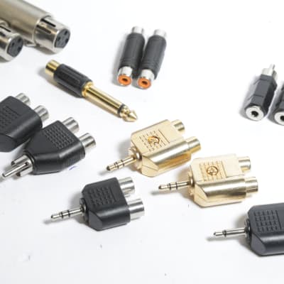 Switchcraft XLR Jack Phono job lot Engineers toolbox audio adapters #D image 4