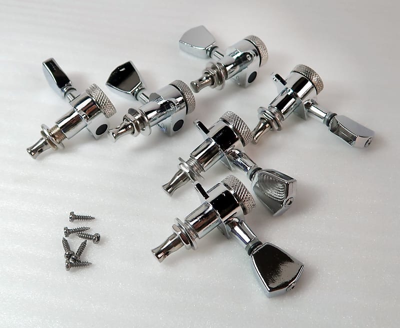 3x3 Chrome Locking Sealed Back Tuners Keystone Reverb