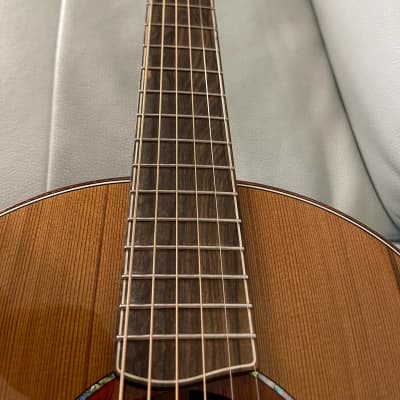 Hsienmo 38' S50  Solid Sequoia Sinker Top Solid Ziricote back&sides with hardcase (SOLD) image 15