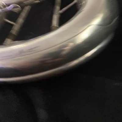Yamaha YEP-321S Intermediate 4-Valve Euphonium 2010s - Silver-Plated image 5