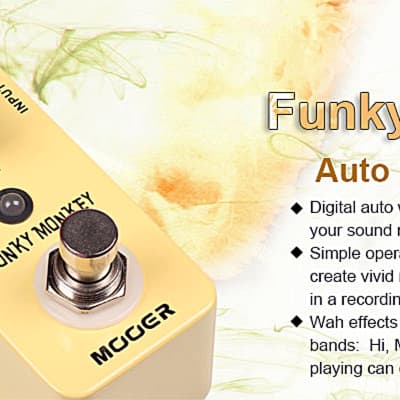 Mooer Funky Monkey Digital Auto Wah Micro Guitar Effects Pedal image 4