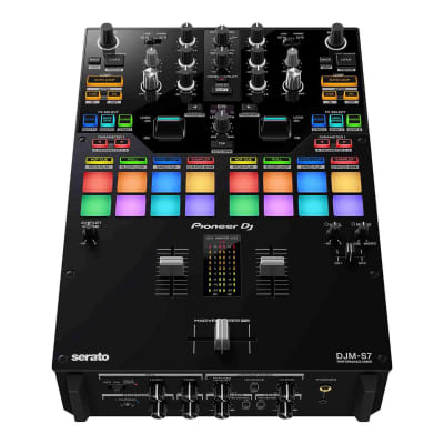 Pioneer DJ DJM-S7 Scratch-Style 2-Channel Performance DJ Mixer - Black image 8