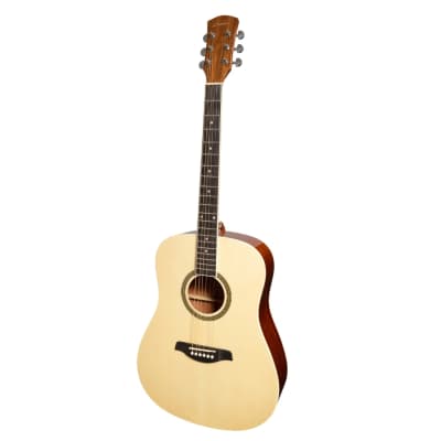 Lorden Acoustic Dreadnought Guitar (Natural Gloss) for sale